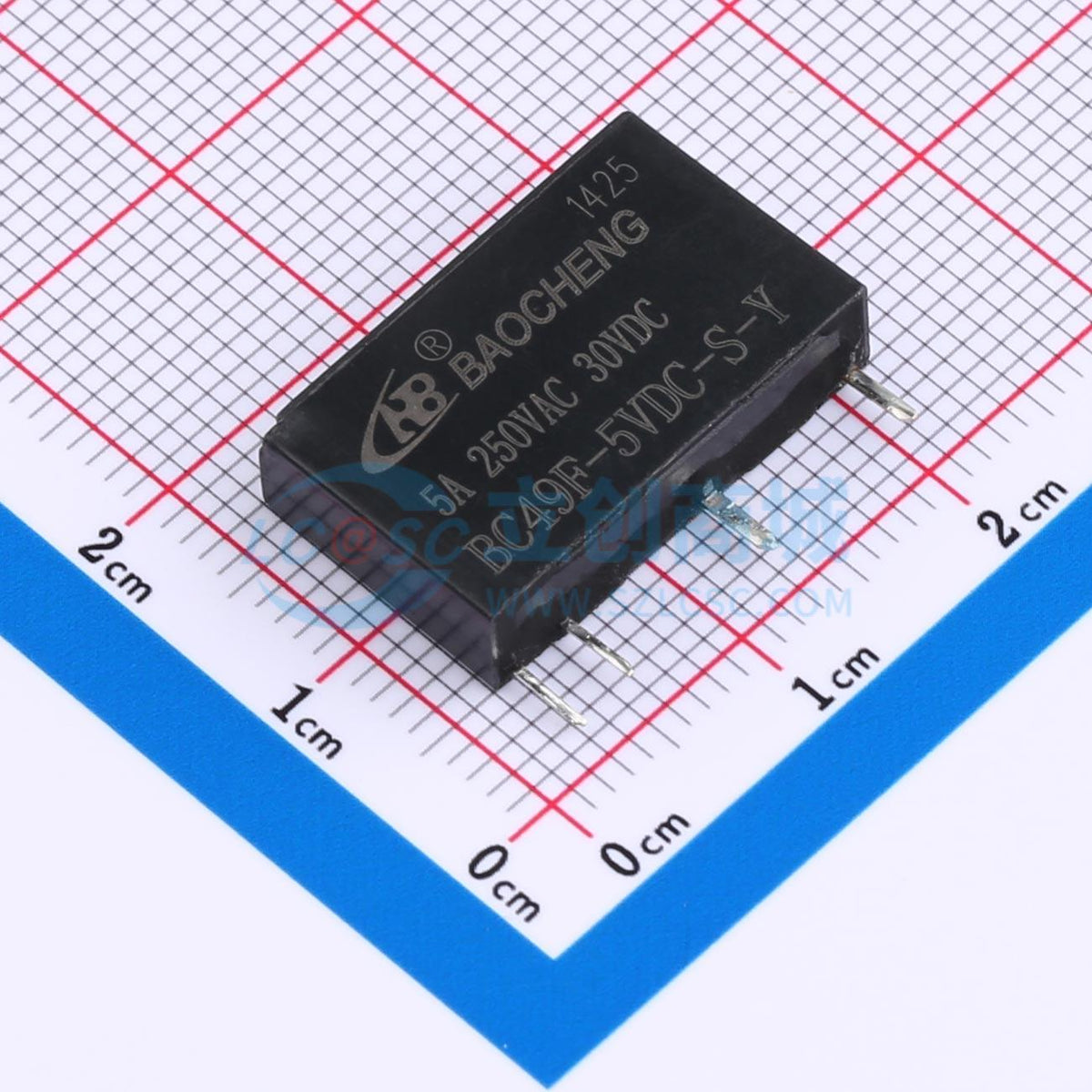 Rơ-le điện tử BC49F-5VDC-S-Y 7.62 5A NBC 5V THT - Techcore Việt Nam