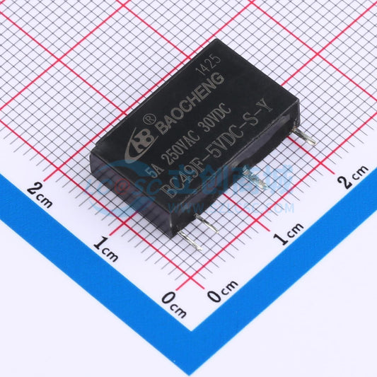 Rơ-le điện tử BC49F-5VDC-S-Y 7.62 5A NBC 5V THT - Techcore Việt Nam