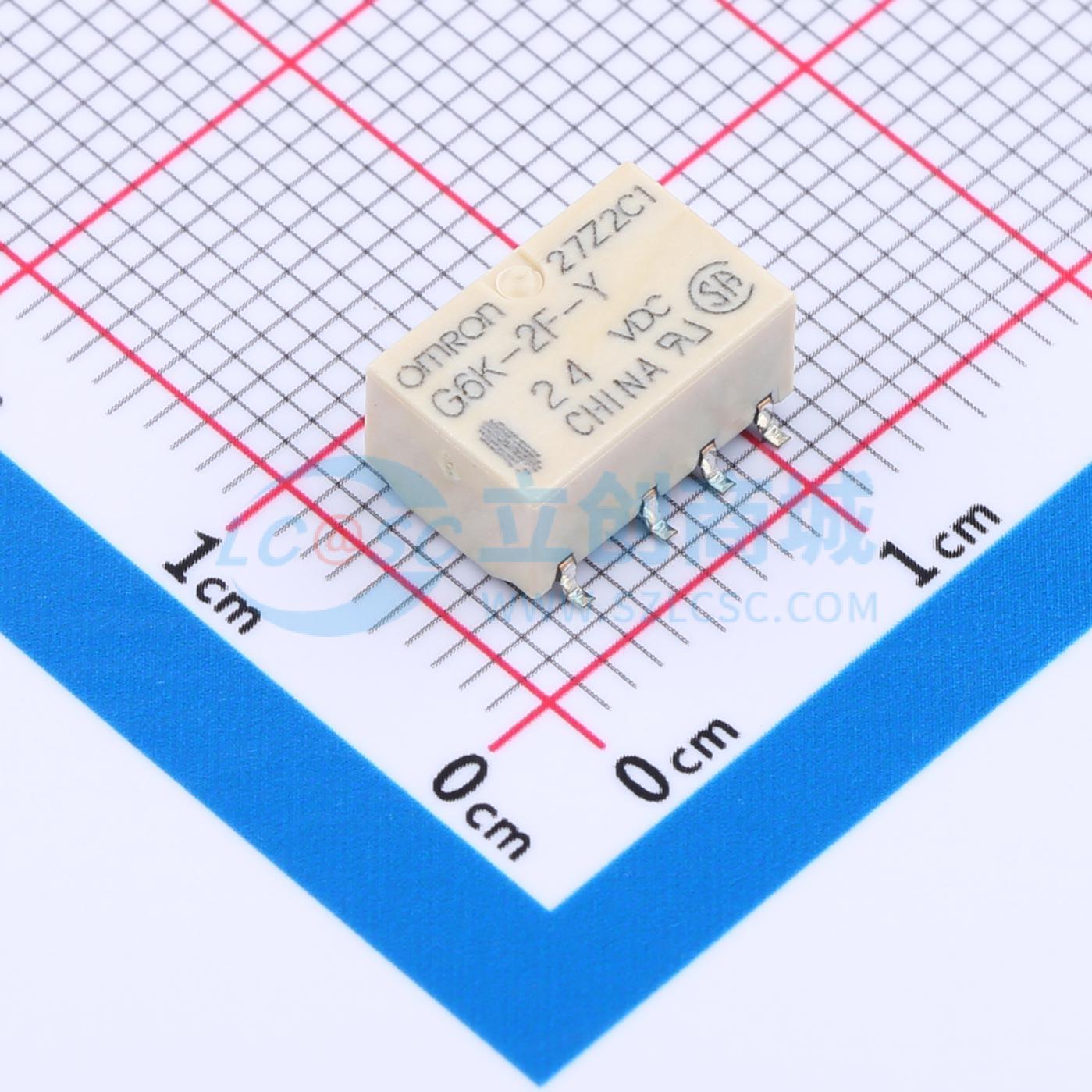 Relay Tín Hiệu G6K-2F-Y-TR DC24 OMRON SMD,10x6.5mm 24V - Techcore Việt Nam