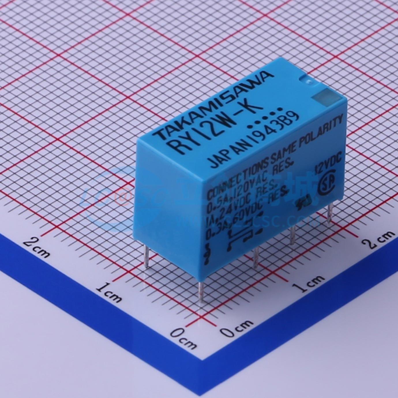 Rơ-le điện tử RY12W-K FUJITSU 12V DIP,20.2x9.8mm - Techcore Việt Nam