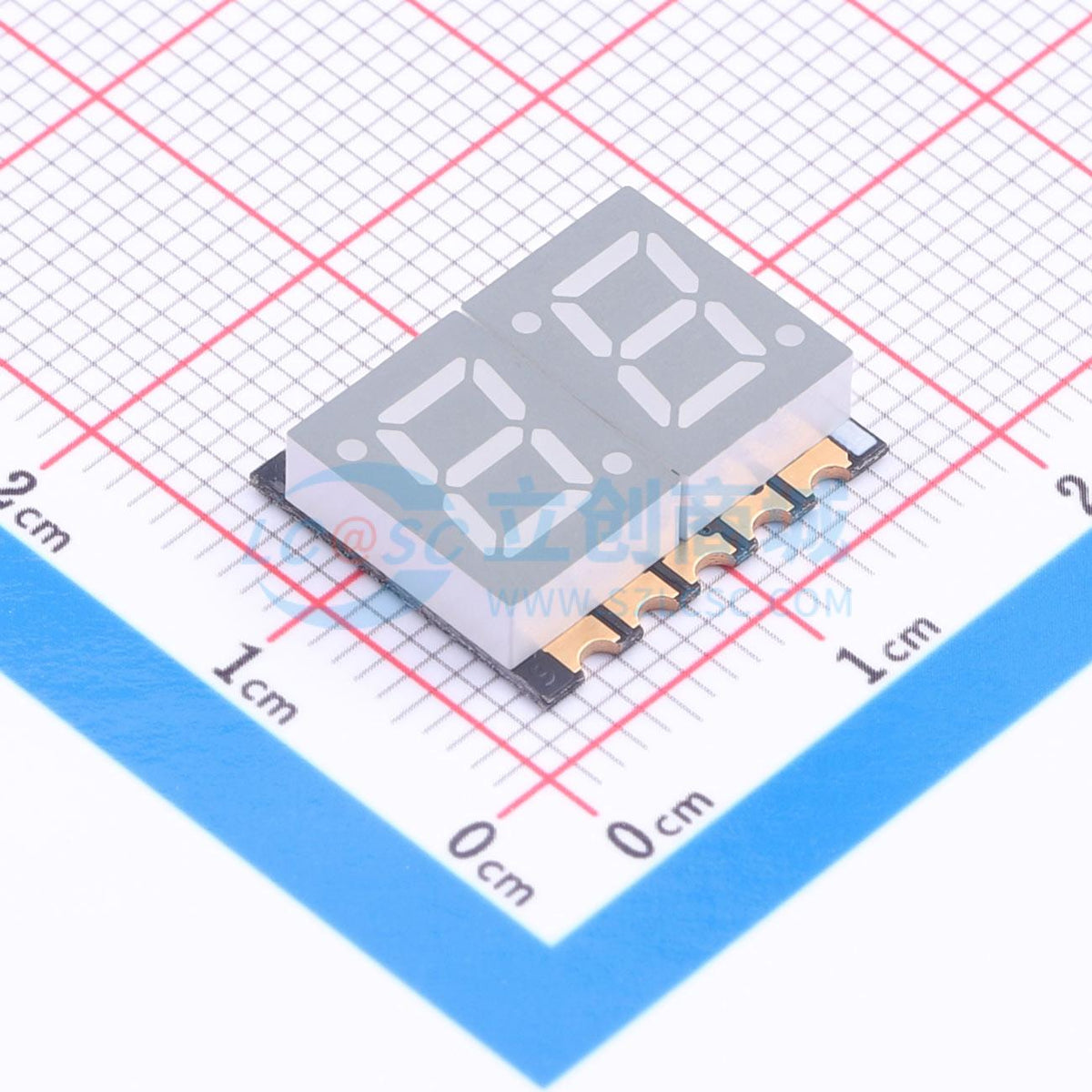 LED 7 đoạn GS2821AW-G Guangcai Display SMD - Techcore Việt Nam