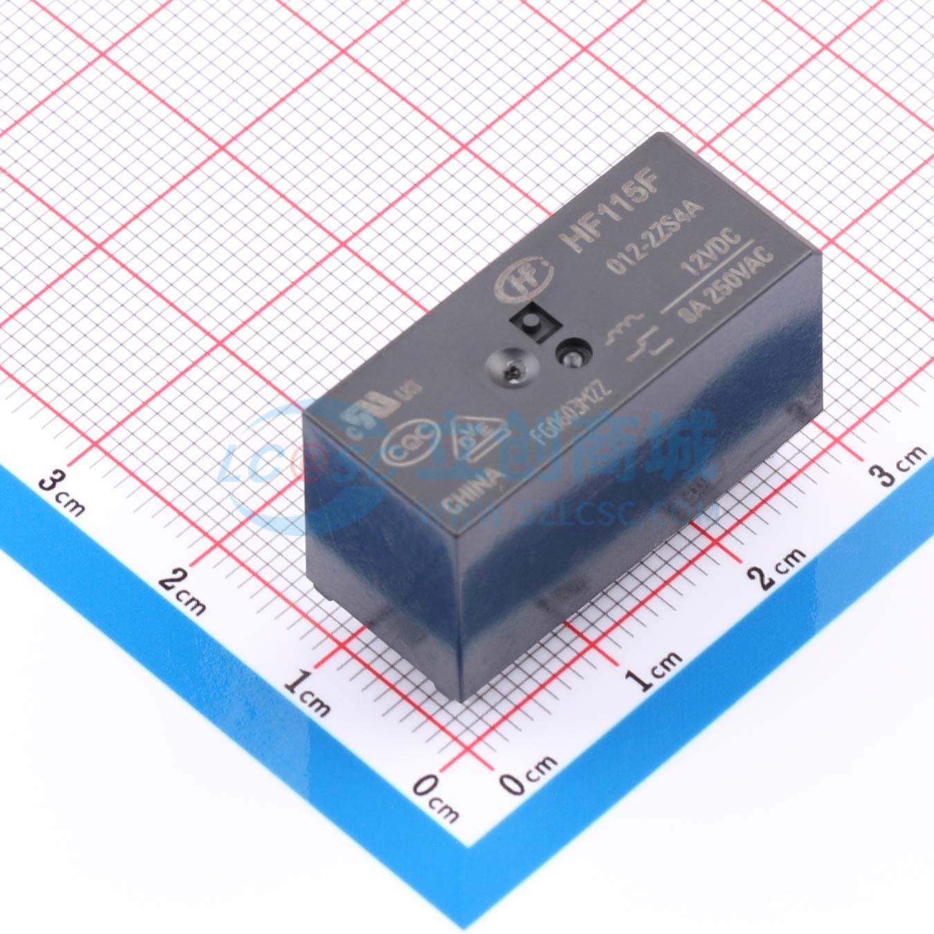 Rơ-le điện tử HF115F/012-2ZS4A HF - Techcore Việt Nam