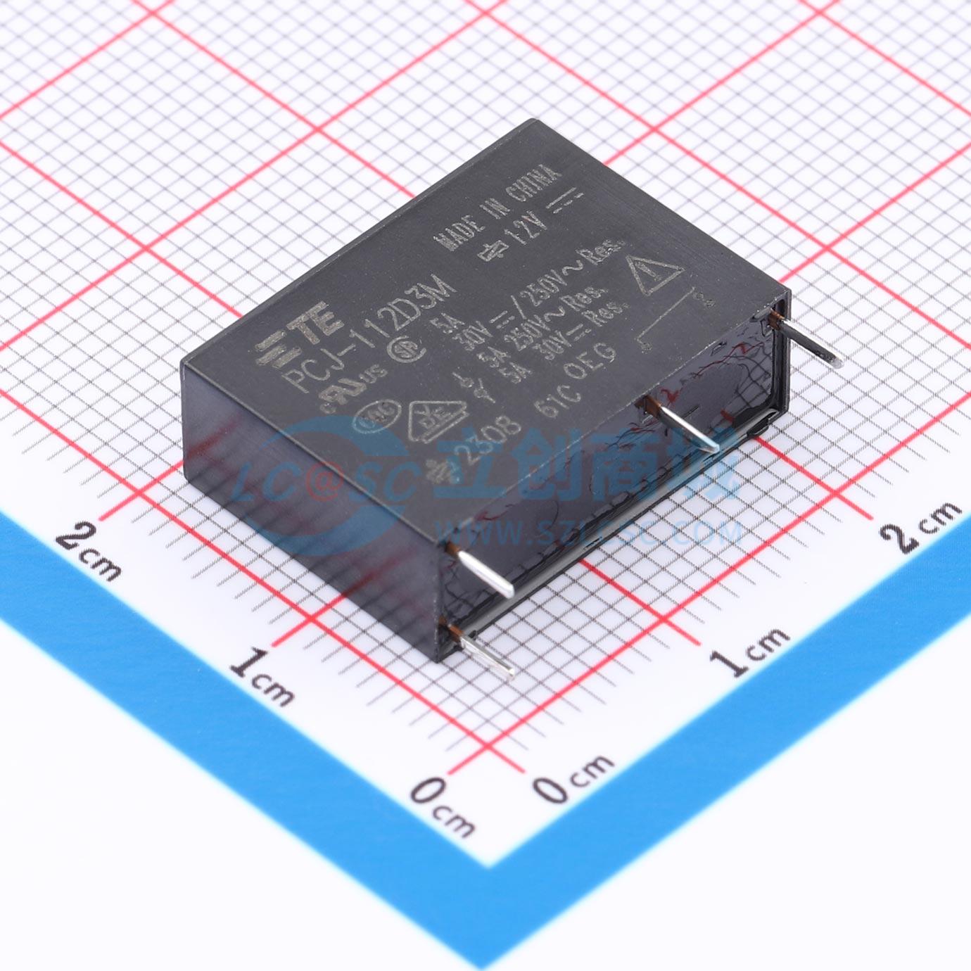 Rơ-le điện tử PCJ-112D3M303 TE Connectivity 12V DIP,20.39x7mm - Techcore Việt Nam