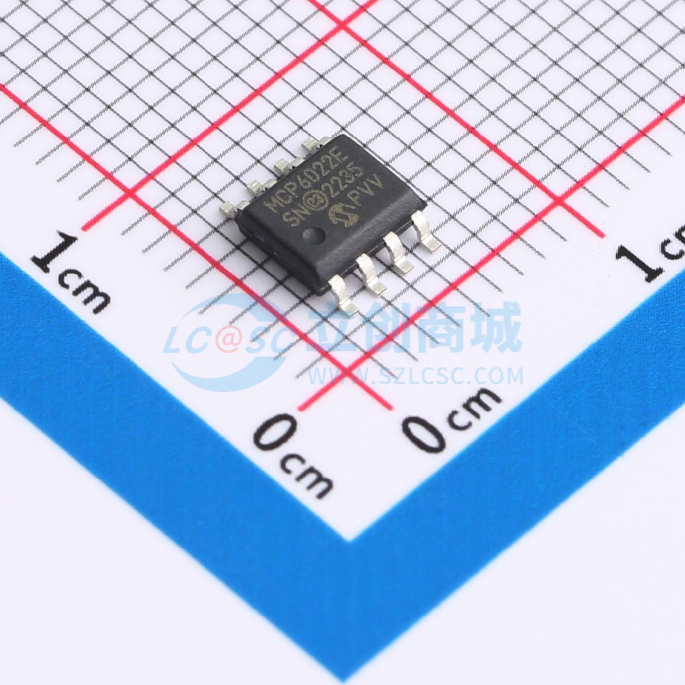 IC Khuếch Đại Thuật Toán MCP6022T-E/SN Microchip SOIC-8 2 kênh Rail-to-Rail 2.5–5.5 V 10 MHz - Techcore Việt Nam