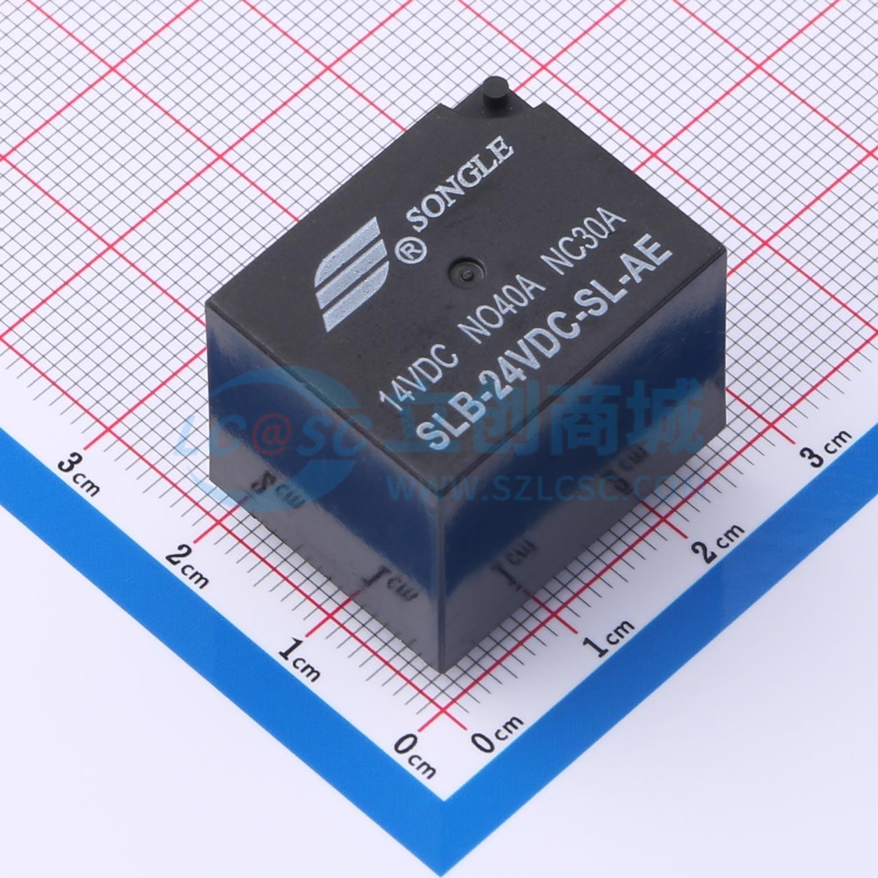 Rơ-le điện tử SLB-24VDC-SL-AE SONGLE 24V THT,26x21mm - Techcore Việt Nam
