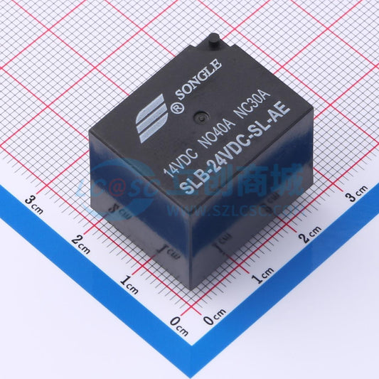 Rơ-le điện tử SLB-24VDC-SL-AE SONGLE 24V THT,26x21mm - Techcore Việt Nam