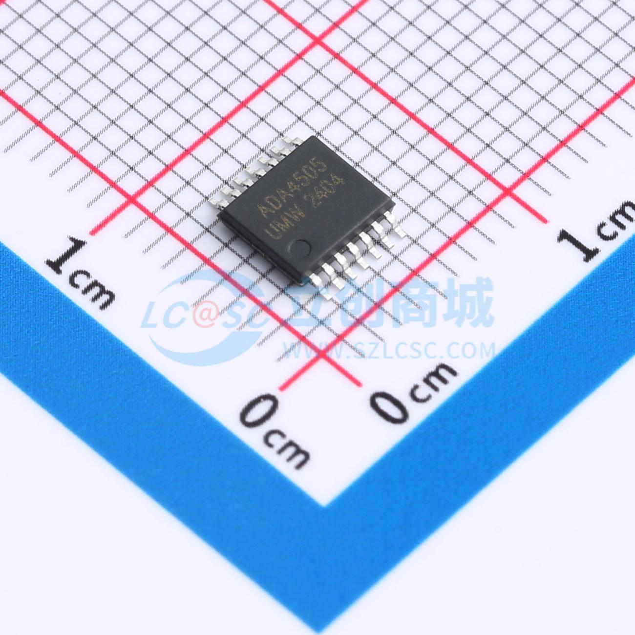 IC Khuếch Đại Thuật Toán ADA4505-4ARUZ(UMW) TSSOP-14 4 kênh Rail-to-Rail 1.8–5 V 50 kHz - Techcore Việt Nam