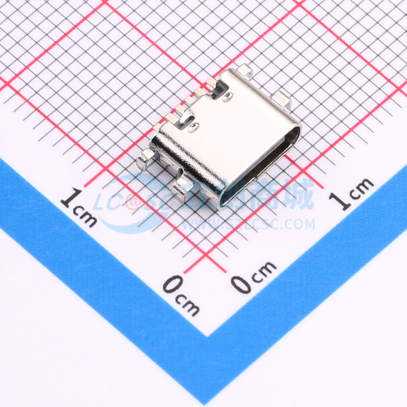 Linh kiện điện tử TYPE-C 6P CB1.6(073) SMD - Techcore Việt Nam