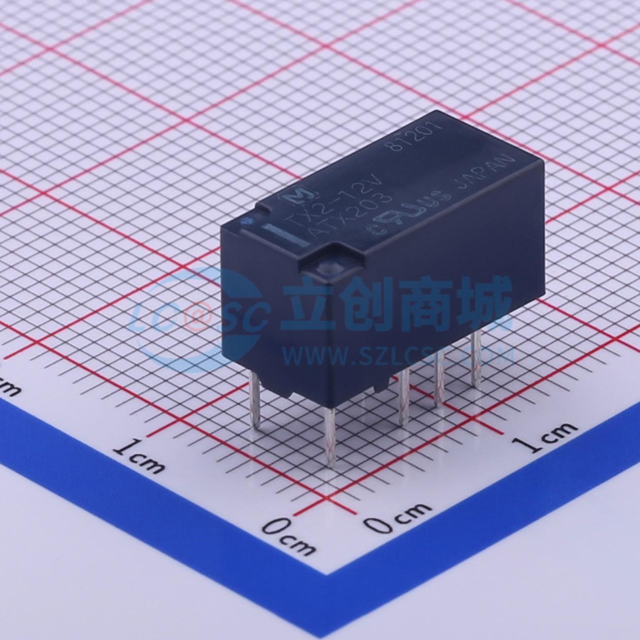 Relay Tín Hiệu TX2-12V PANASONIC DIP,15x7.4mm 12V Cho Mạch Điều Khiển - Techcore Việt Nam