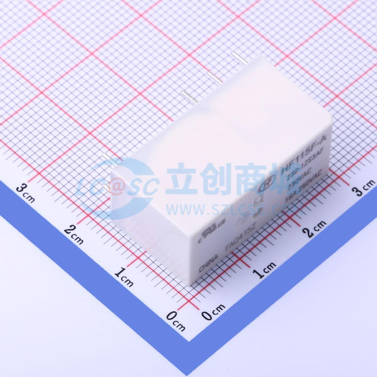 Rơ-le công suất HF115F-A/230-1ZS3AF HF 230V DIP,29x12.7mm - Techcore Việt Nam
