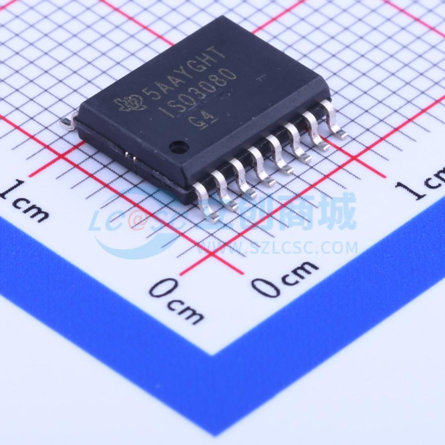 IC Thu Phát RS485/RS422 Cách Ly ISO3080DWR TI SOIC-16-300mil 200Kbps 2500 - Techcore Việt Nam