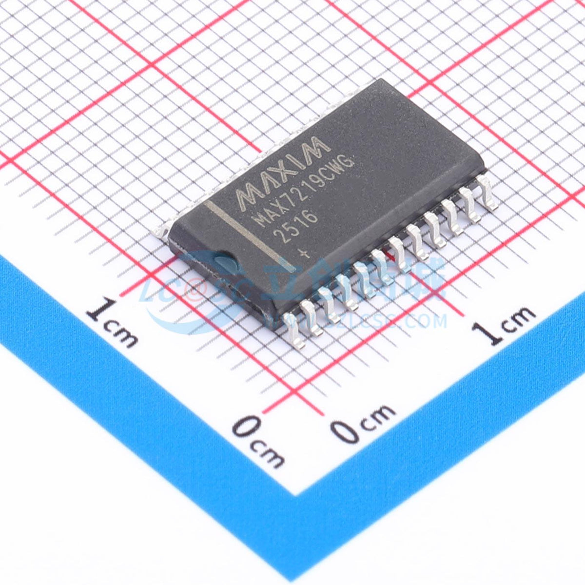 IC điều khiển LED 7 đoạn MAX7219CWG+ ADI/MAXIM SOIC-24-300mil 1V - Techcore Việt Nam