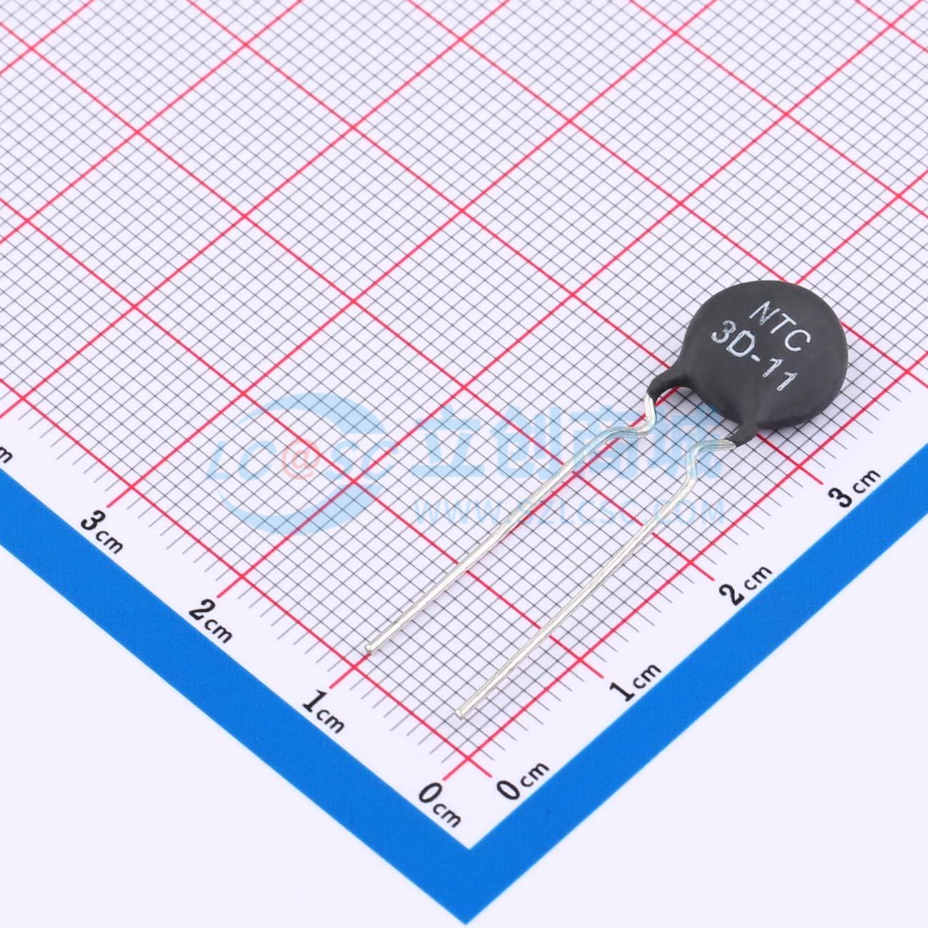 Điện trở nhiệt NTC 3D-11 SURGING Xuyên lỗ 3Ω Dùng cho thiết bị điện tử - Techcore Việt Nam