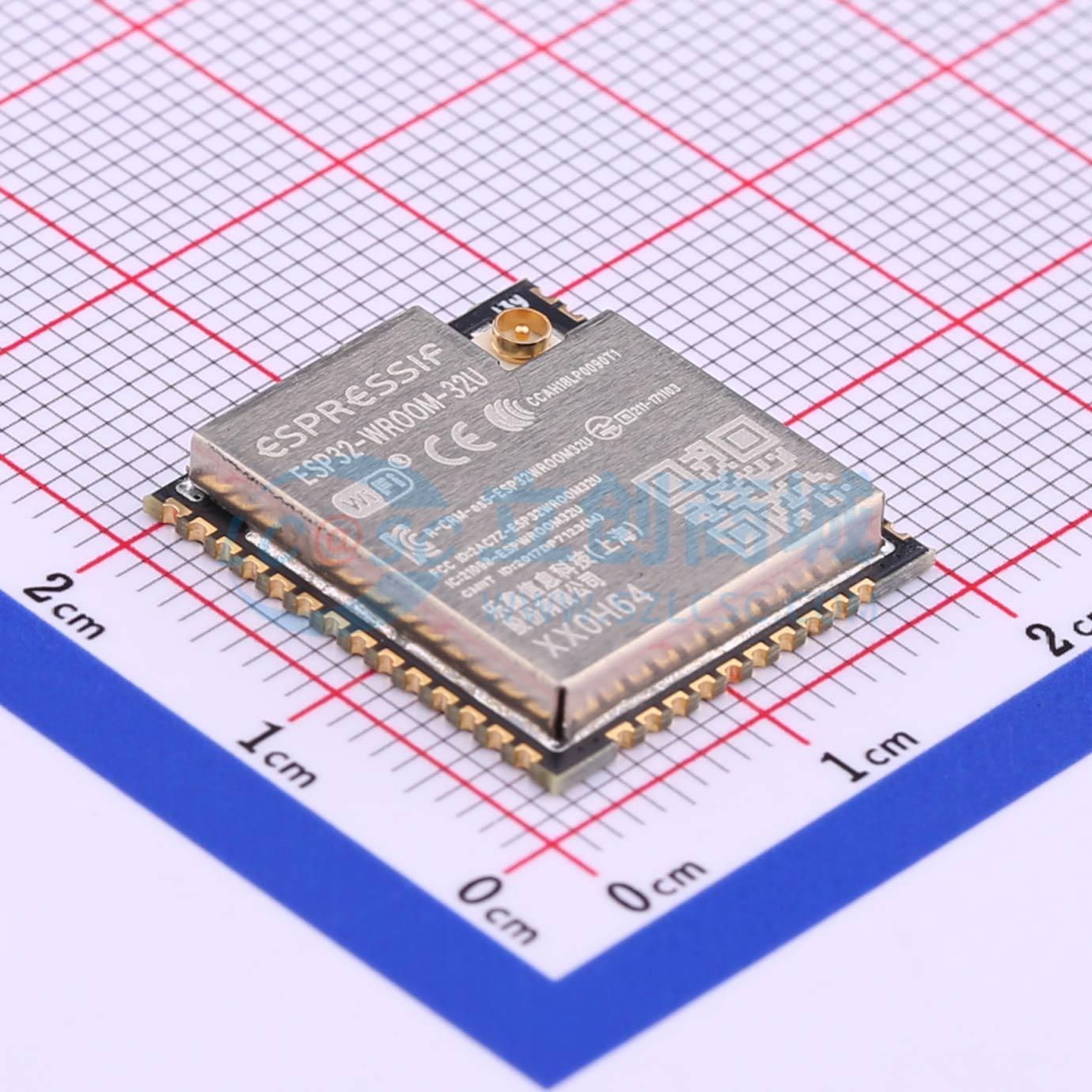 Module WiFi ESP32-WROOM-32U-N8 ESPRESSIF SMD 19.2x18mm 2.4GHz - Techcore Việt Nam