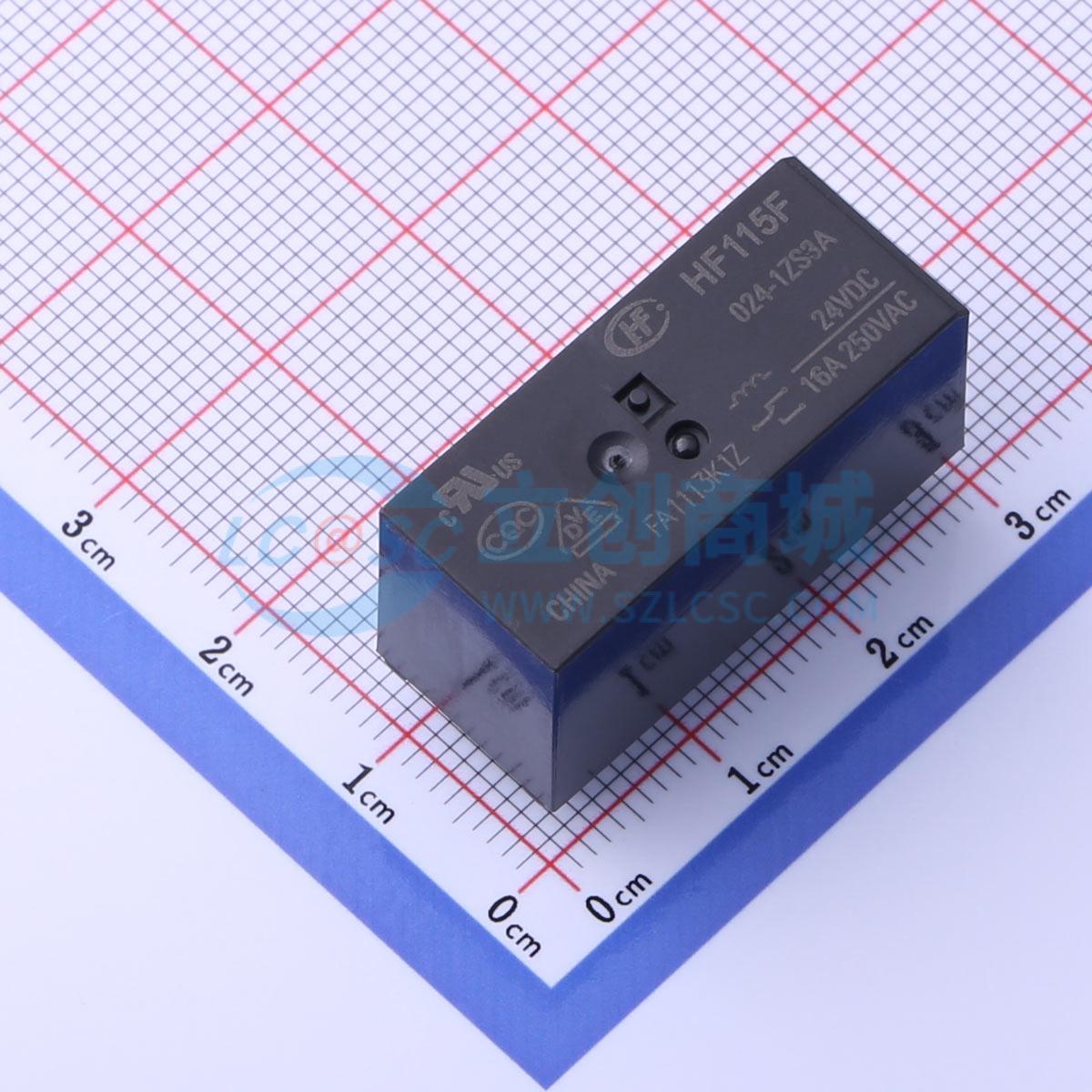 Rơ-le điện tử HF115F/024-1ZS3A HF 24V DIP,29x12.7mm - Techcore Việt Nam