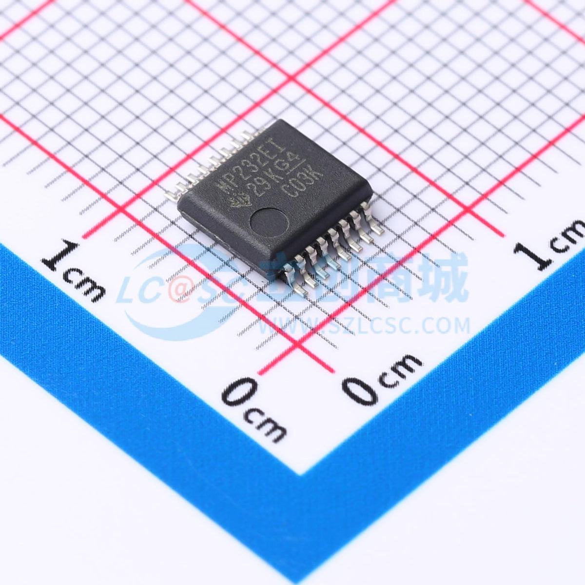 Linh kiện bảo vệ ESD MAX3232EIDBR Texas Instruments SSOP-16 - Techcore Việt Nam