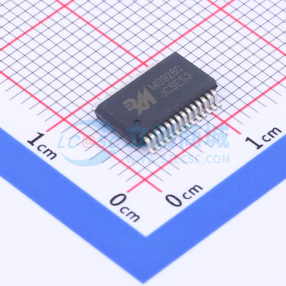 IC ADC MS9280 SSOP-28-208mil - Techcore Việt Nam