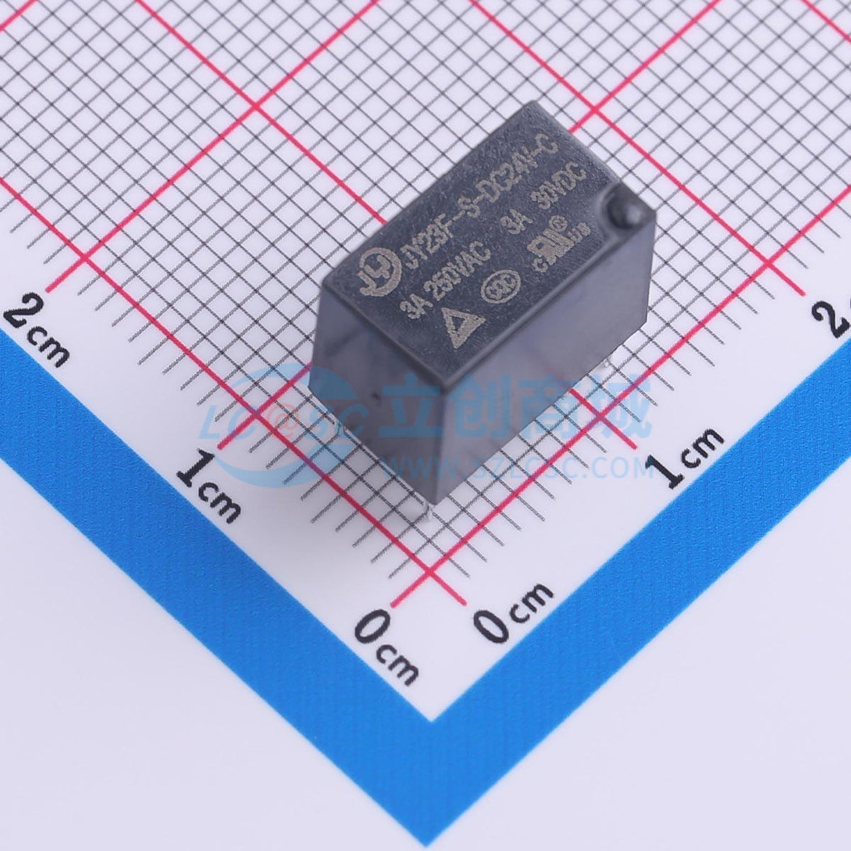 Rơ-le điện tử JY23F-S-DC24V-C JY 24V DIP,12.3x7.4mm - Techcore Việt Nam