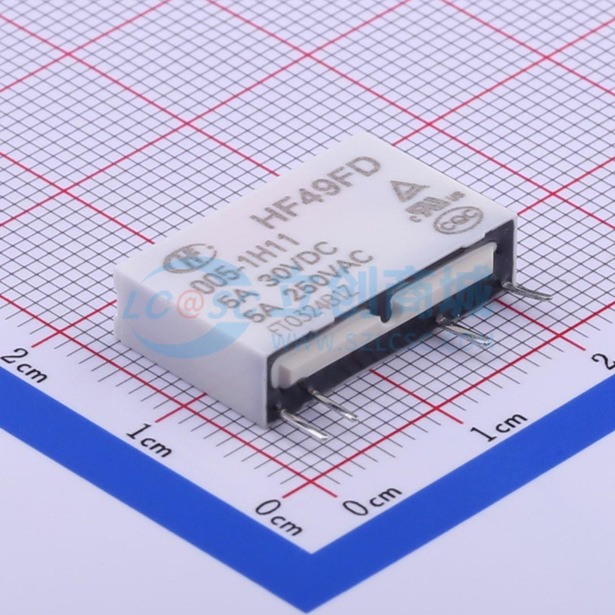 Rơ-le HF49FD/005-1H11 HF SIP,20x5mm - Techcore Việt Nam