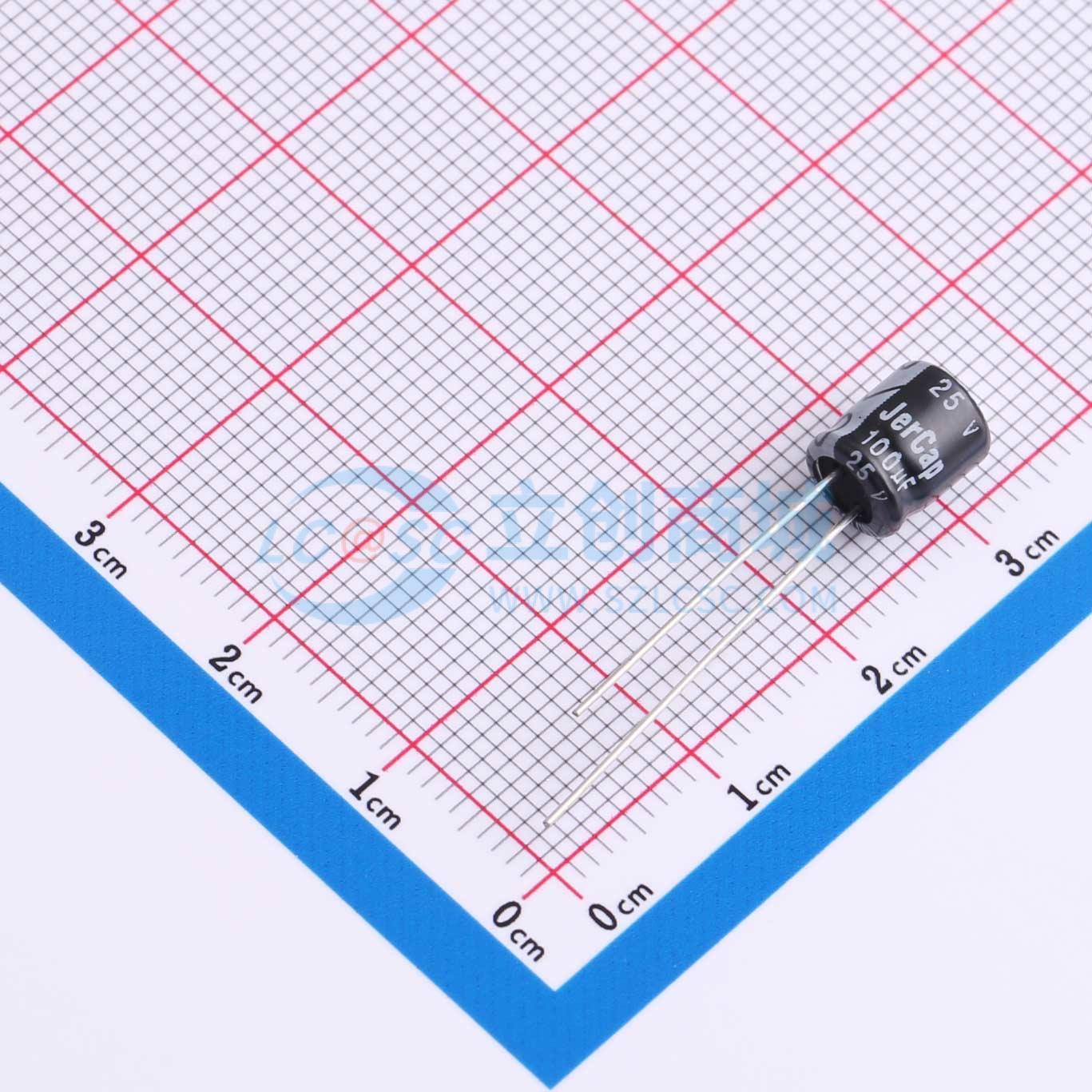 Linh kiện điện tử ERG25V100M6X7 JIERR - Techcore Việt Nam