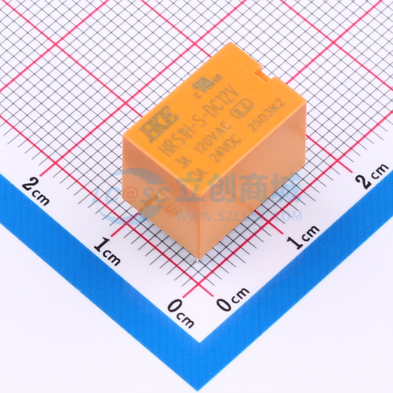 Rơ-le điện tử HRS1H-S-DC12V HKE 12V DIP,15.6x10.6mm - Techcore Việt Nam
