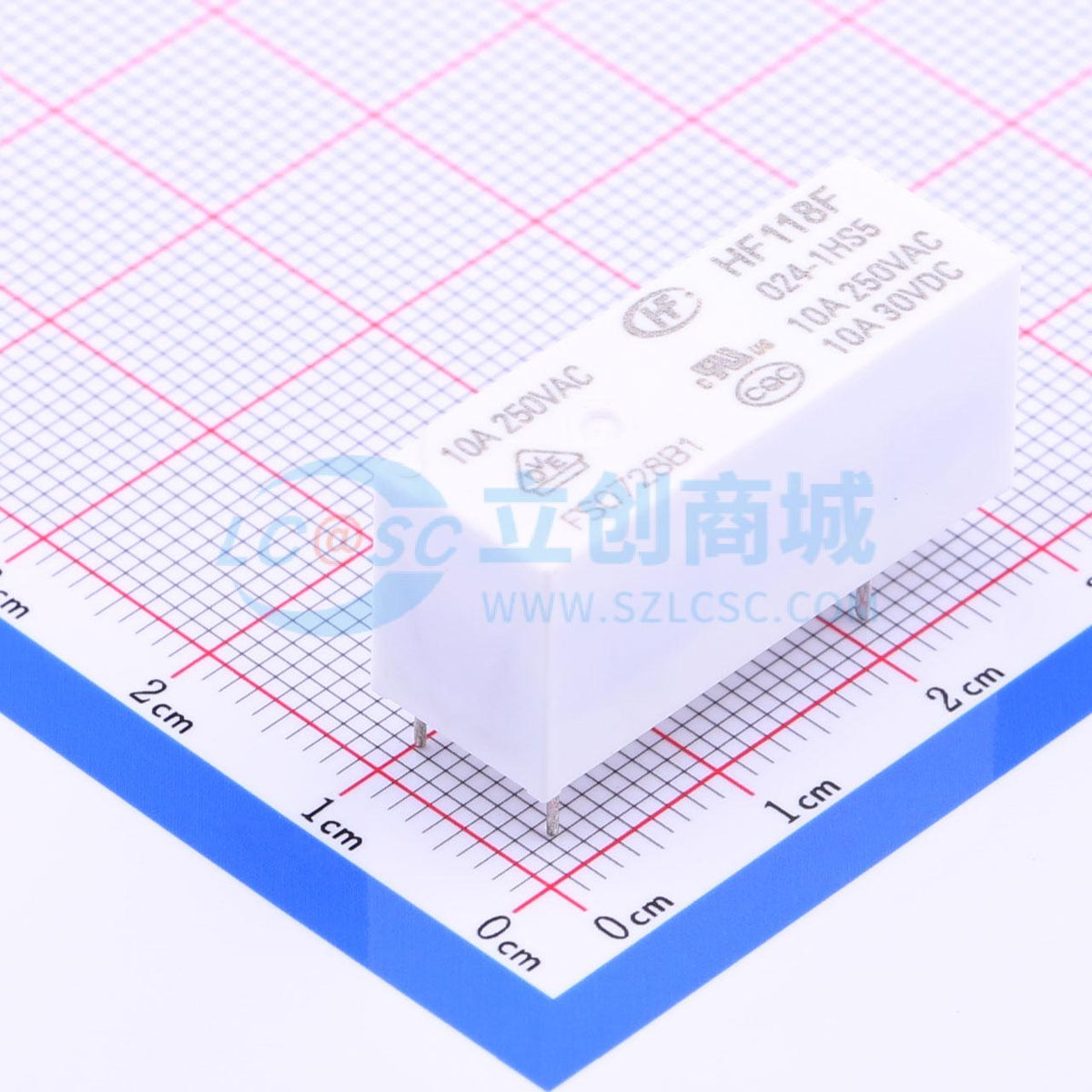 Rơ-le điện tử HF118F/024-1HS5 HF 24V THT,28.5x10.1mm - Techcore Việt Nam