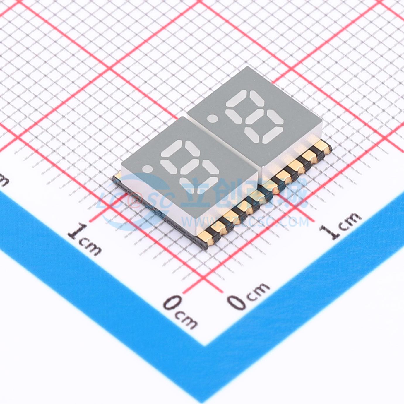 LED 7 đoạn GS2020CPG-G Guangcai Display SMD - Techcore Việt Nam