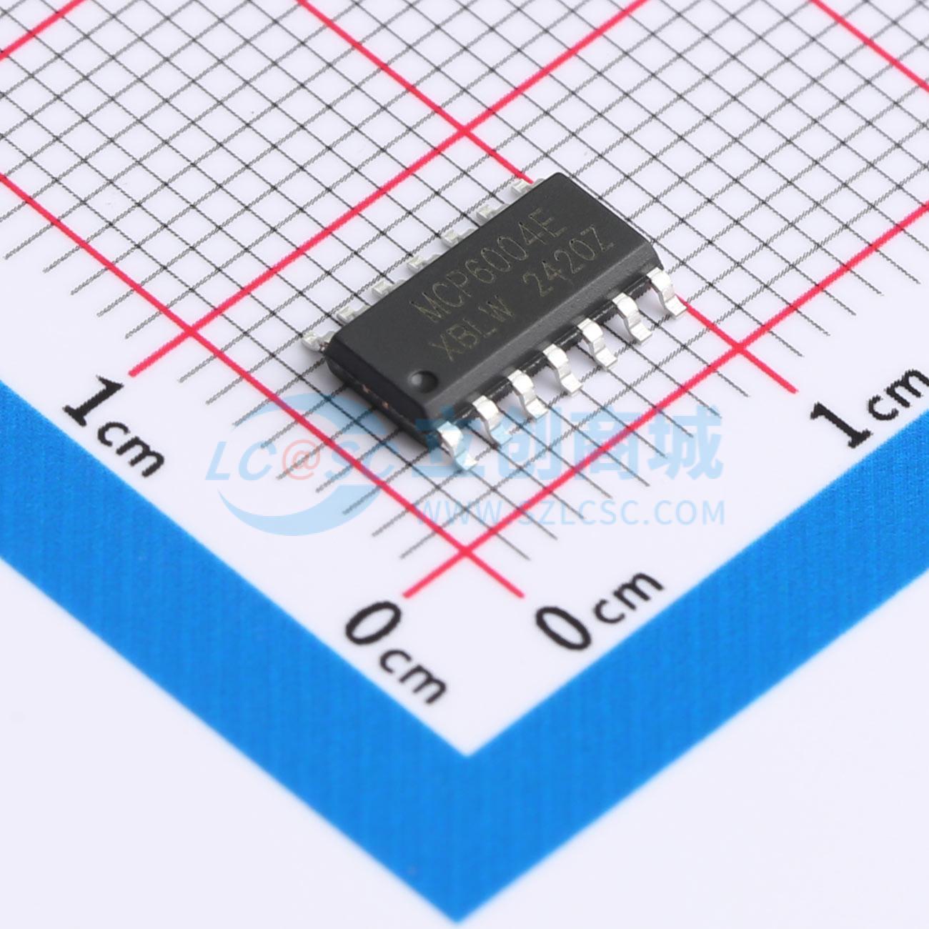 IC Khuếch Đại Thuật Toán MCP6004T-E/SL(XBLW) SOP-14 4 kênh Rail-to-Rail 1 MHz - Techcore Việt Nam
