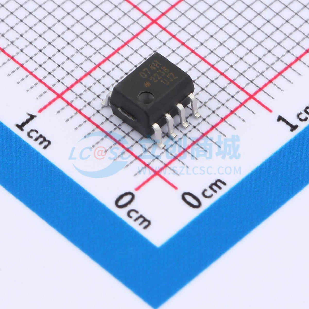 Diode quang QCPL-074H-500E Broadcom SOP-8 1.5V - Techcore Việt Nam