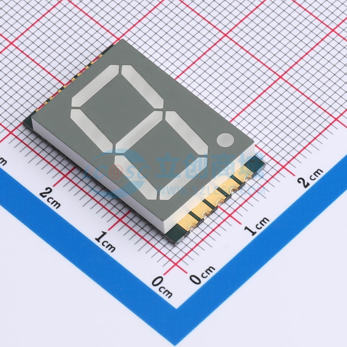 LED 7 đoạn GS8011AG-G Guangcai Display SMD,28x16.8mm - Techcore Việt Nam