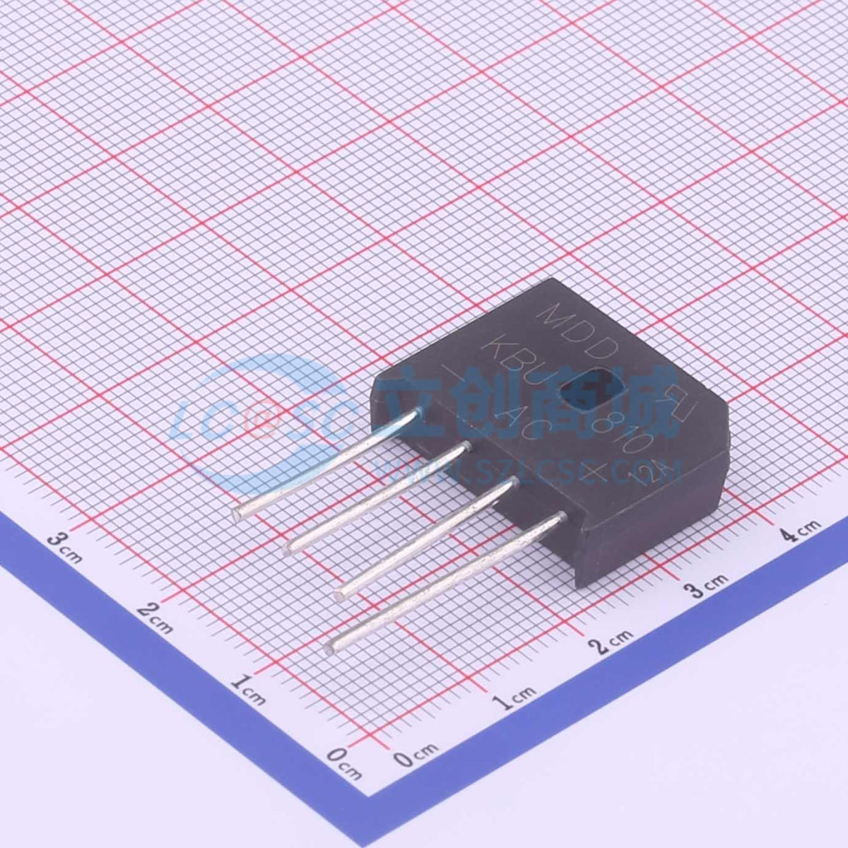 Cầu chỉnh lưu KBU810 MDD 1.1V@8A - Techcore Việt Nam