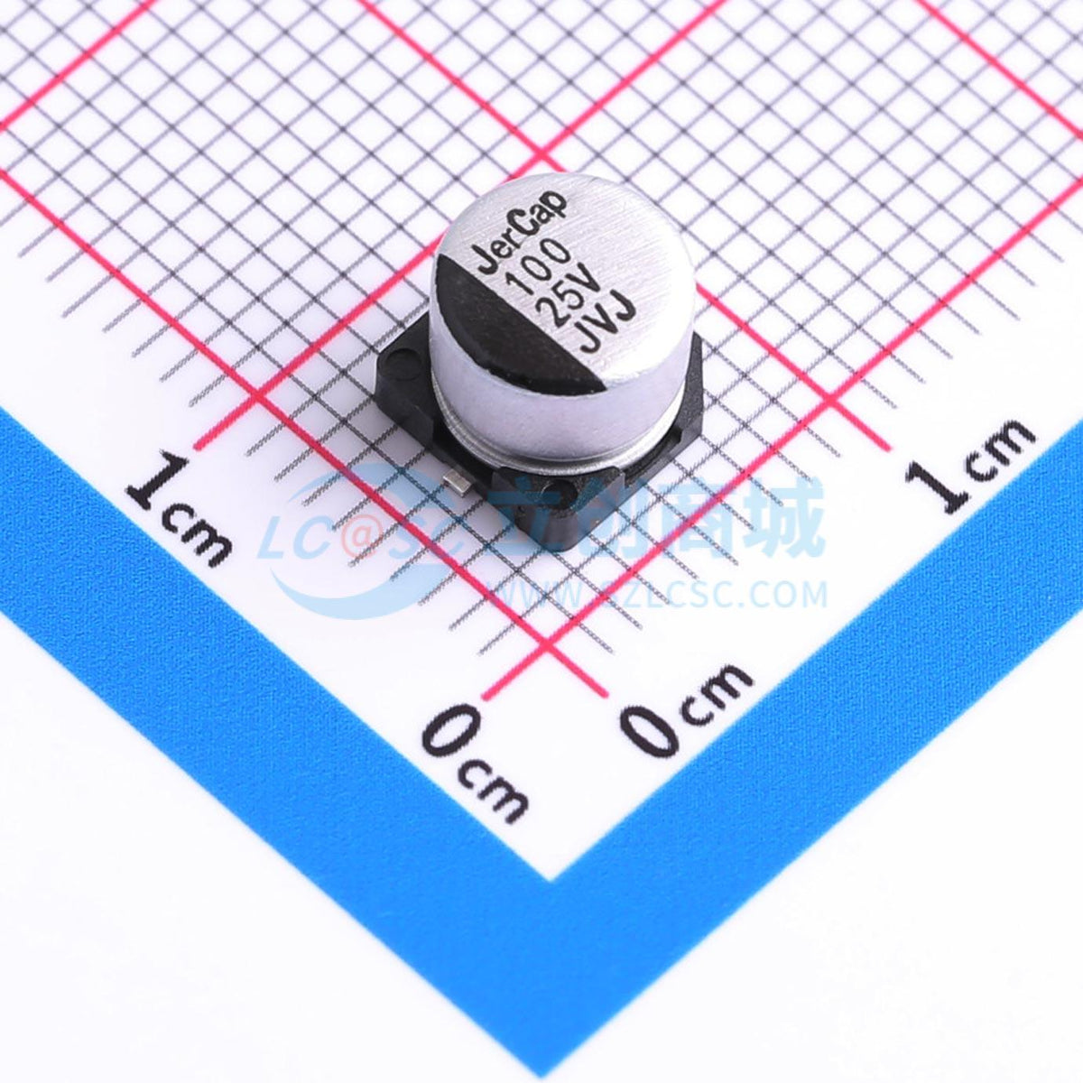 Linh kiện điện tử JVJ25V100M6x5 JIERR SMD,D6.3xL5.4mm - Techcore Việt Nam