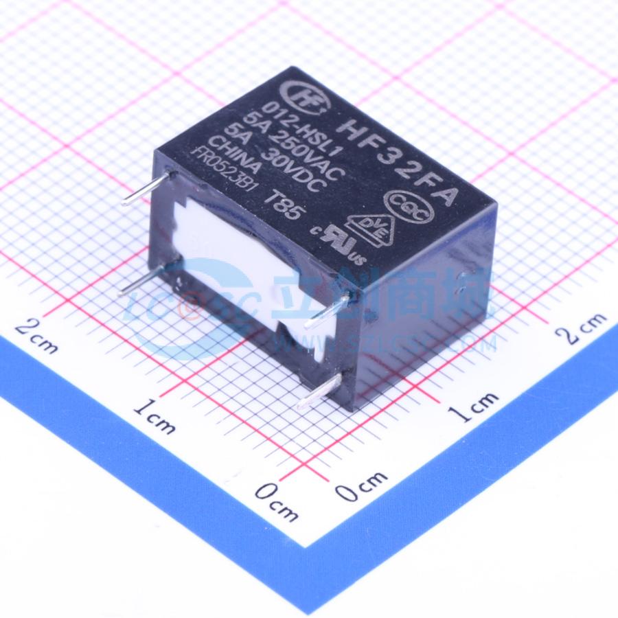 Rơ-le điện tử HF32FA/012-HSL1 HF 12V THT,17.6x10.1mm - Techcore Việt Nam