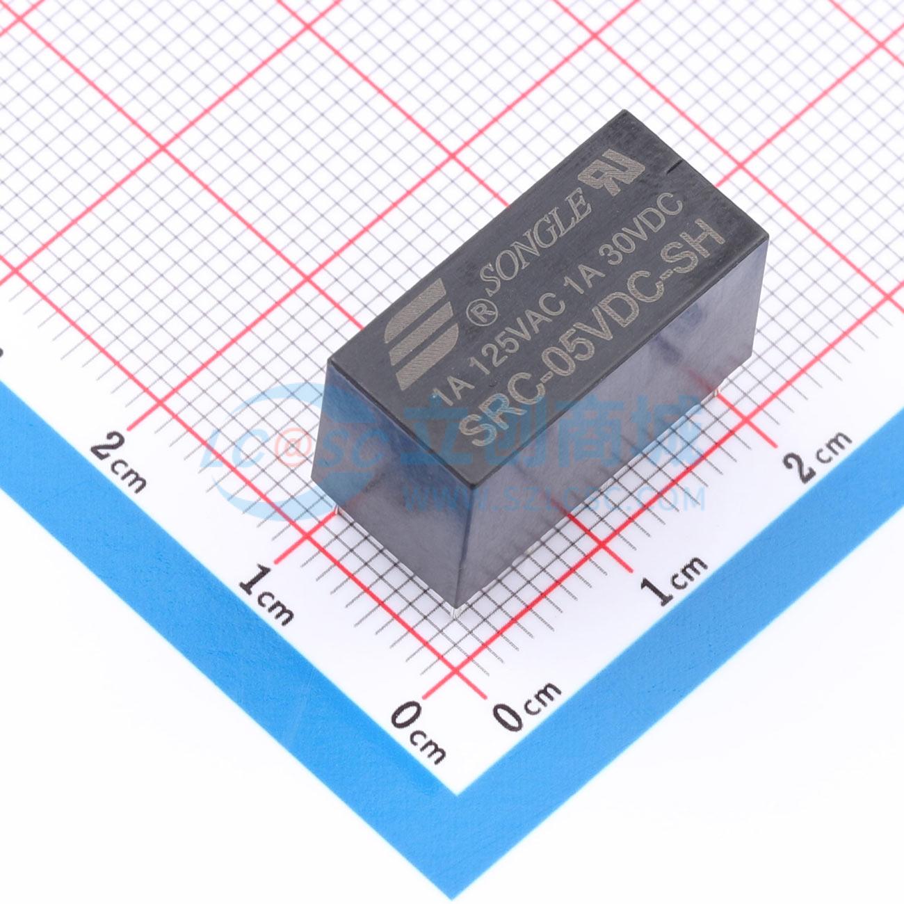Rơ-le điện tử SRC-05VDC-SH SONGLE 5V THT,20.6x10.2mm - Techcore Việt Nam