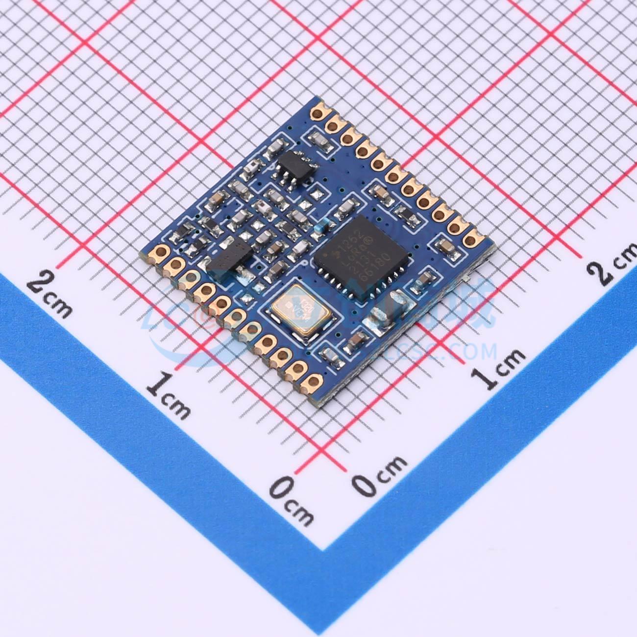 Module RF SX1262TR8-GC Silicontra SMD 15x15mm SX1262LoRa868MHz - Techcore Việt Nam