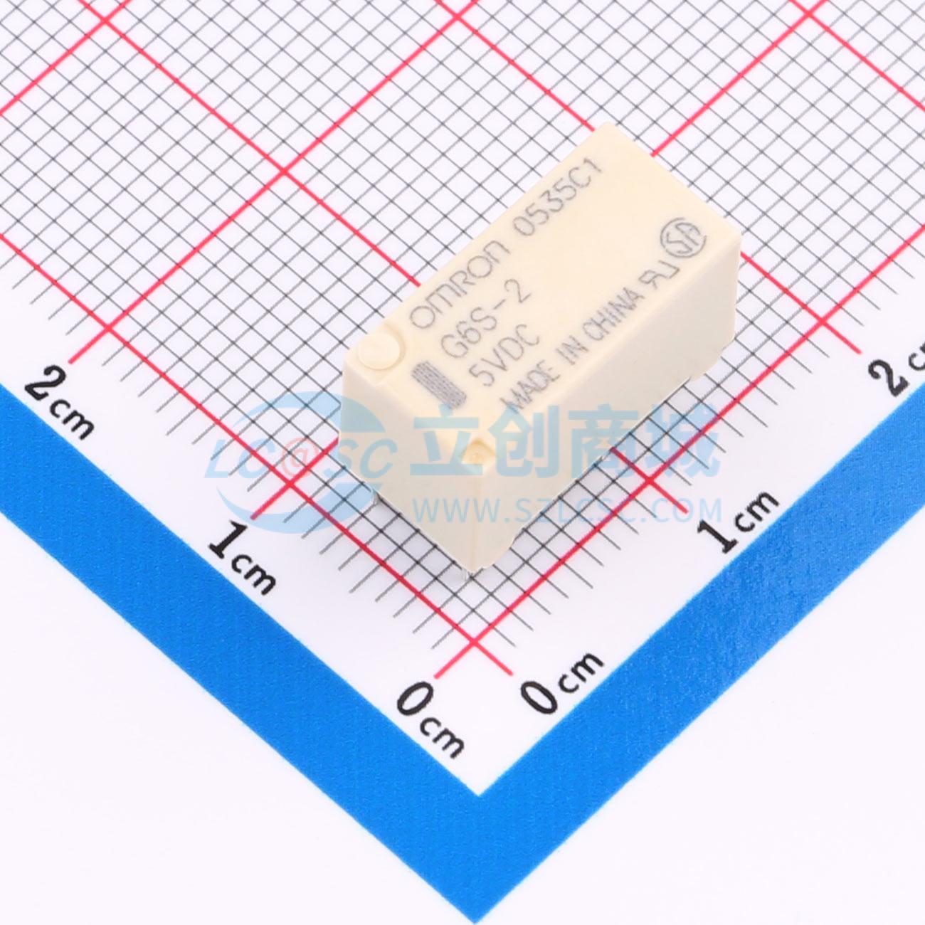 Relay Tín Hiệu G6S-2 DC5 OMRON DIP,14.8x7.3mm 5V Cho Mạch Điều Khiển - Techcore Việt Nam