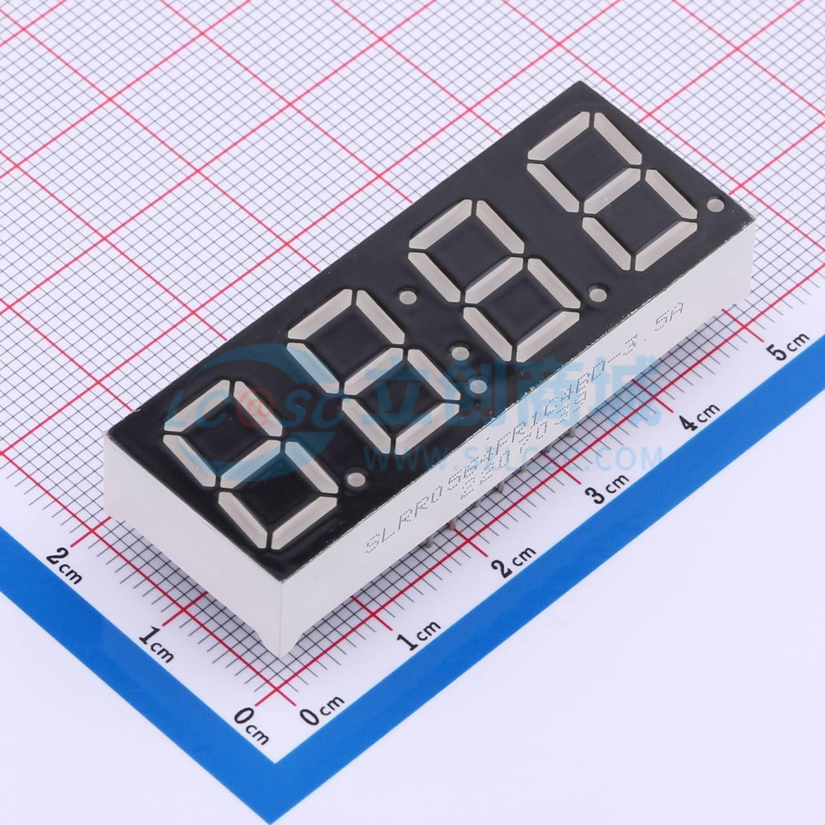 LED 7 đoạn SLRR0564FR1C4BD-3.5A SUNLIGHT Cathode chung - Techcore Việt Nam