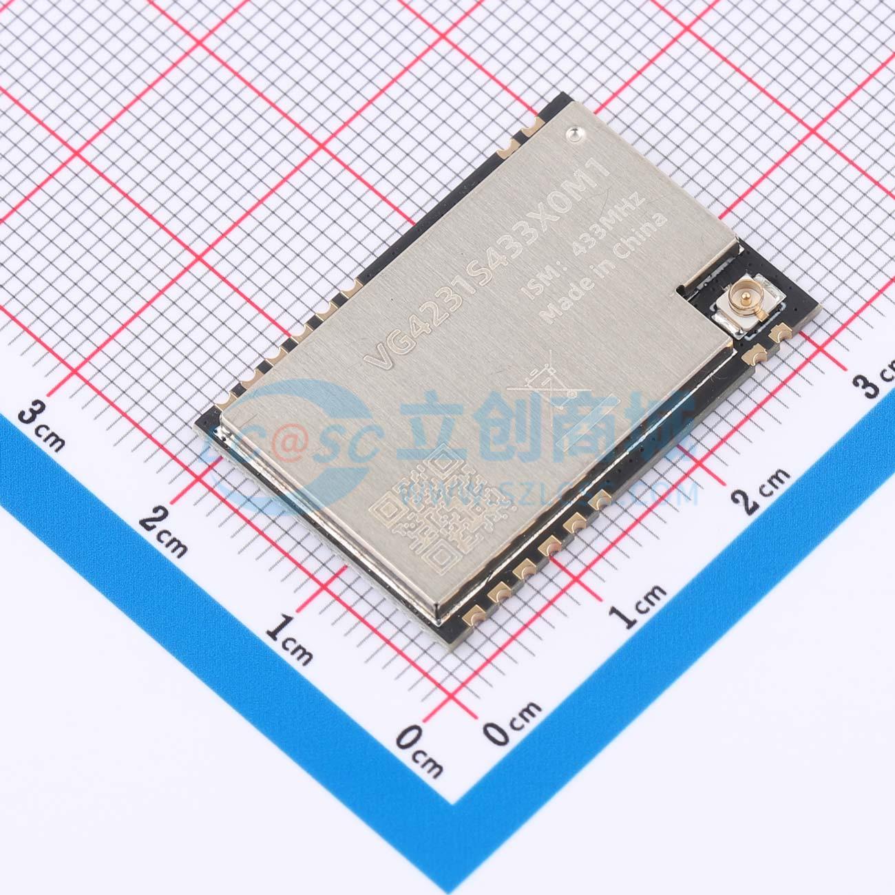 Module RF VG4231S433X0M1 Vollgo SMD 29.9x20.5mm 433MHz - Techcore Việt Nam