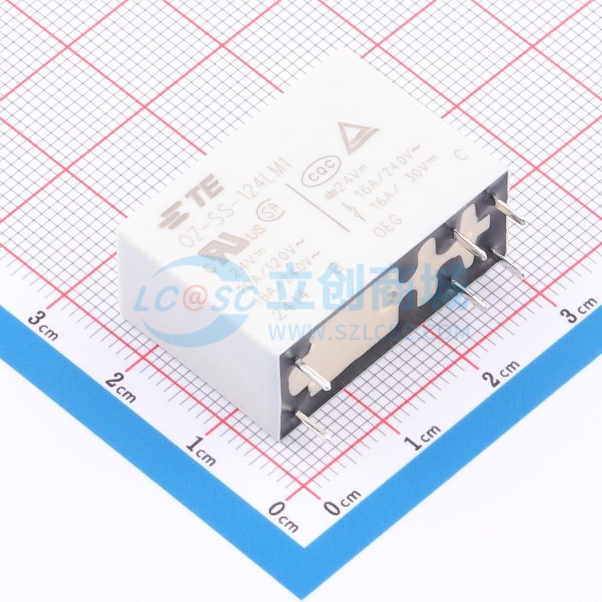 Rơ-le điện tử OZ-SS-124LM1,200 TE Connectivity 24V DIP,12.8x29.2mm - Techcore Việt Nam