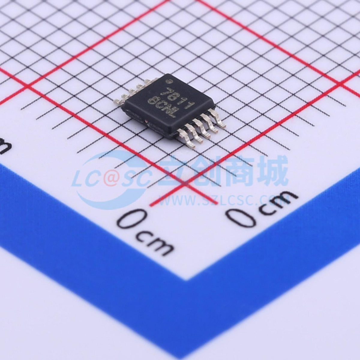 IC DAC DAC7811IDGSR VSSOP-10-0.5mm - Techcore Việt Nam
