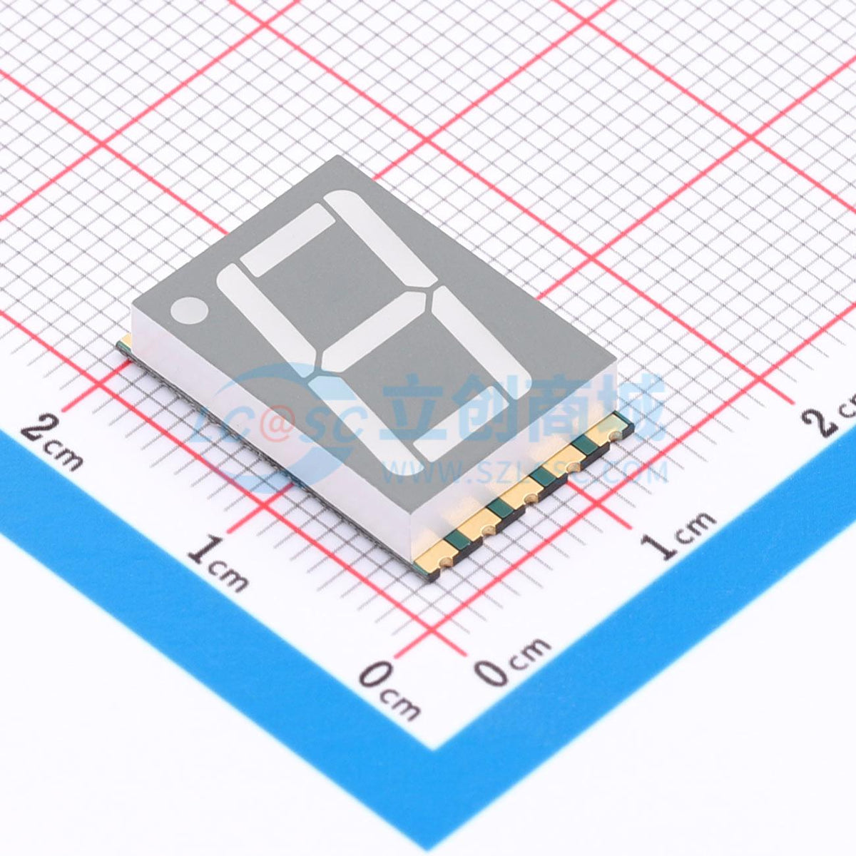 LED 7 đoạn GS5612CPG-G Guangcai Display SMD,19x12.5mm - Techcore Việt Nam