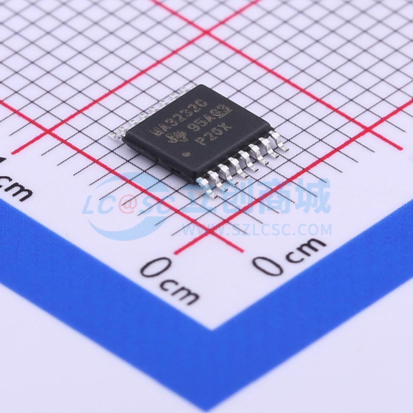 Linh kiện bảo vệ ESD MAX3232CPWR Texas Instruments TSSOP-16 - Techcore Việt Nam