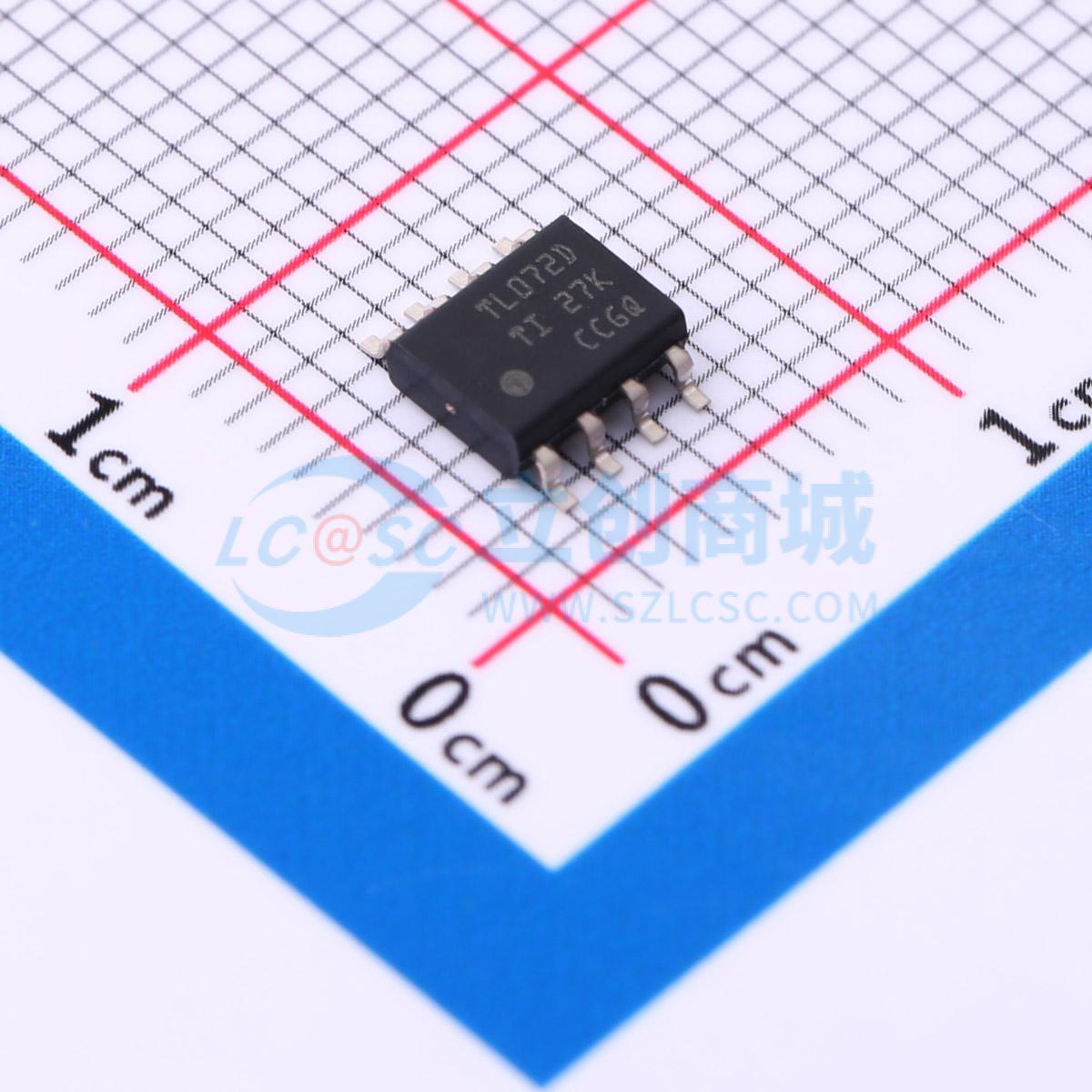 IC Khuếch Đại Thuật Toán Đầu Vào FET TL072HIDR Texas Instruments SOIC-8 2 kênh 40 V 5.25 MHz - Techcore Việt Nam