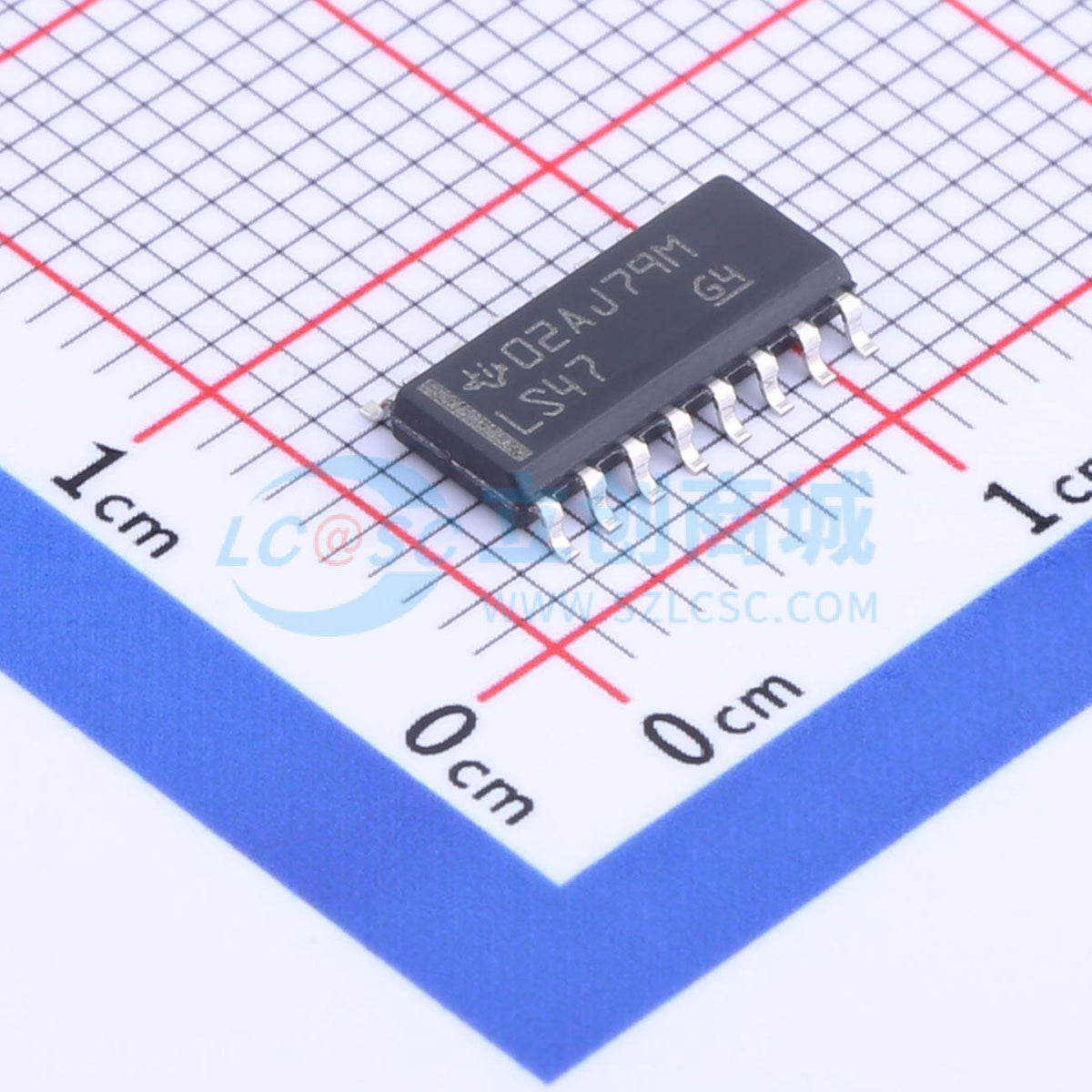 IC điều khiển LED 7 đoạn SN74LS47DR TI SOIC-16 1V - Techcore Việt Nam