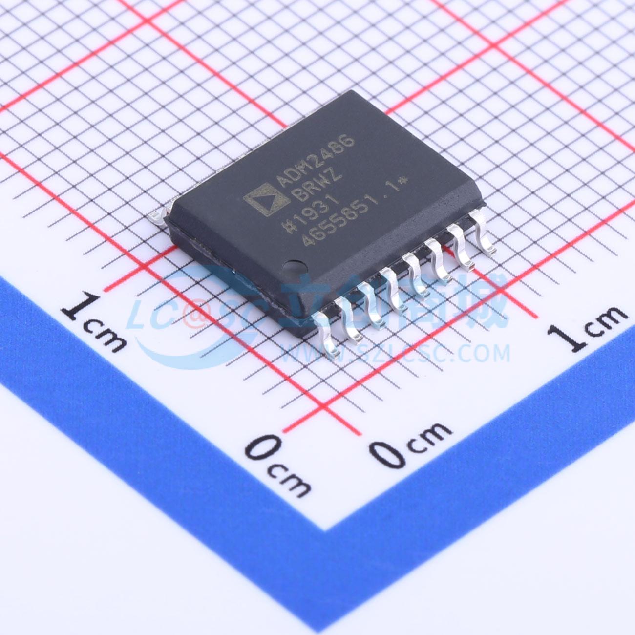 IC Thu Phát RS485/RS422 Cách Ly ADM2486BRWZ ADI SOIC-16-300mil 2500 - Techcore Việt Nam