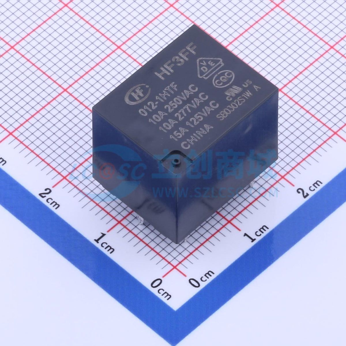 Rơ-le điện tử HF3FF/012-1HTF HF 12V THT,19x15.2mm - Techcore Việt Nam