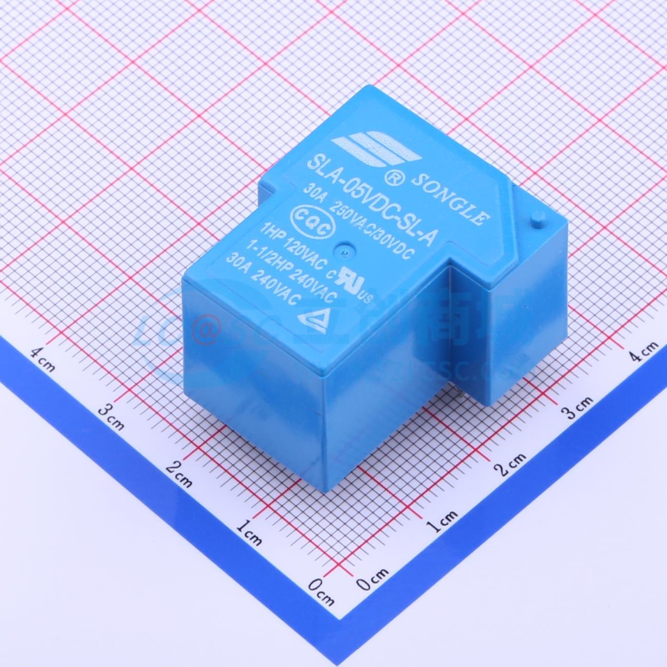 Rơ-le SLA-5VDC-SL-A SONGLE 5V THT,32x27.6mm - Techcore Việt Nam