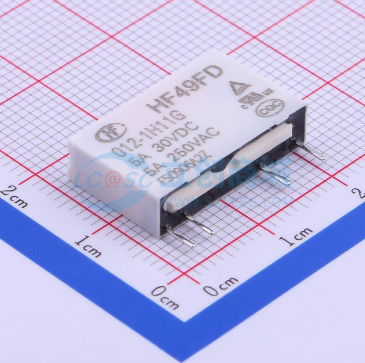 Rơ-le công suất HF49FD/012-1H11G HF 12V SIP,20x5mm - Techcore Việt Nam