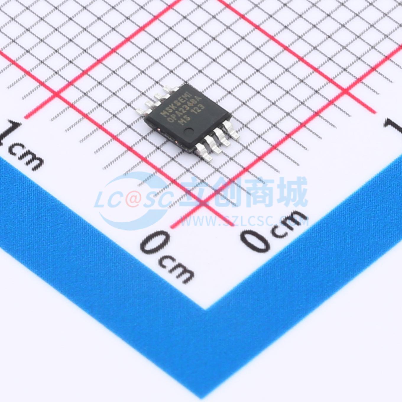 IC Khuếch Đại Thuật Toán OPA2348AIDGKR-MS MSKSEMI VSSOP-8 Rail-to-Rail 1.5 MHz - Techcore Việt Nam