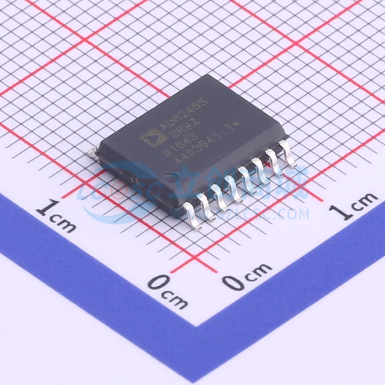 IC Thu Phát RS485/RS422 Cách Ly ADM2485BRWZ-REEL7 ADI SOIC-16-300mil 16Mbps 2500 - Techcore Việt Nam